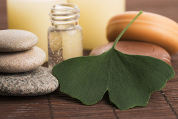 ginkgo with essential oil