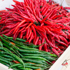 Chili Peppers in basket