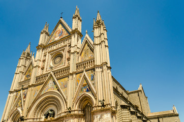 Fototapeta na wymiar Orvieto Cathedral, Italy