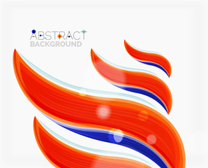 Abstract realistic solid wave background