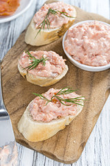 Fresh made Salmon Salad