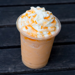 Glass of Orange Smoothie