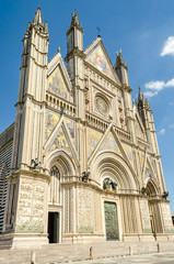 Fototapeta na wymiar Orvieto Cathedral, Italy