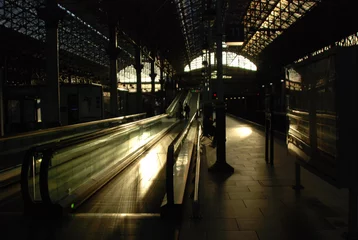 Papier Peint photo autocollant Gare Railway station in Manchester