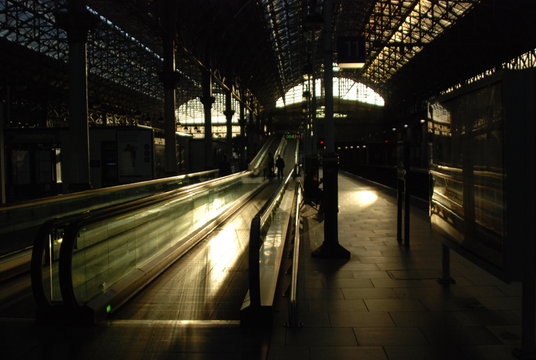Railway station in Manchester