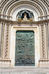 Gate of Orvieto Cathedral, Italy