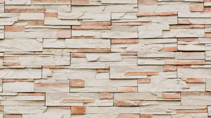 pattern of decorative slate stone wall surface