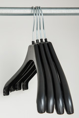 Hangers in the closet