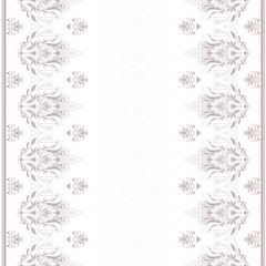 Vintage  border on white.