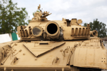 T-72 main battle tank on display © Thomas Sztanek