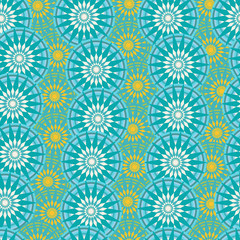abstract floral seamless pattern