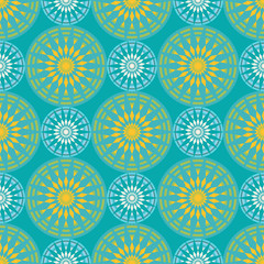 abstract floral seamless pattern