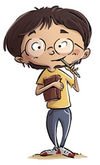 niño estudiante