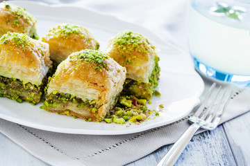 Baklava with pistachio