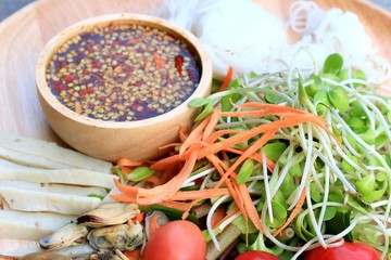 salad spicy young green sunflowers seedling - asia food