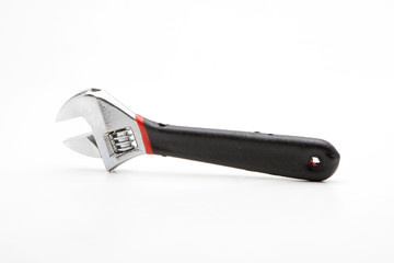 Obraz premium Adjustable wrench isolated on white background