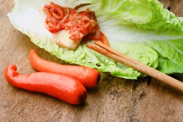 Kimchi cabbage  - korean food