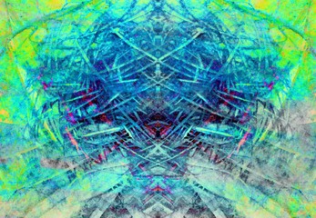 Abstract Painting with beautiful colors