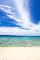 沖縄のビーチ・久高島・ウディ浜
