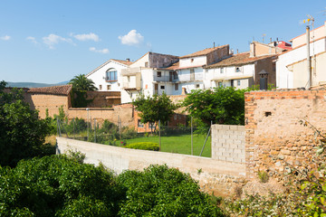 Fototapeta na wymiar Residence district in Tarazona. Zaragoza