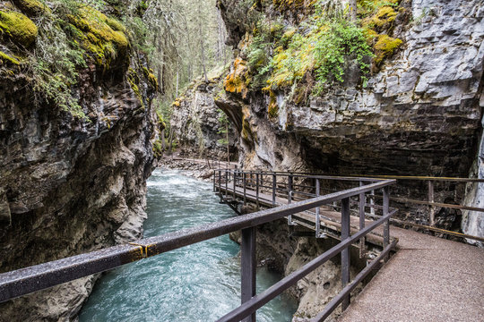 catwalk over the Johnston Canyon II