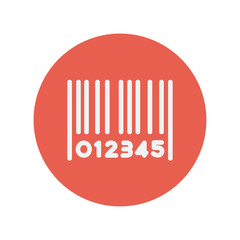 Barcode thin line icon