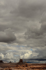 Cloudy Skies Monument Valley
