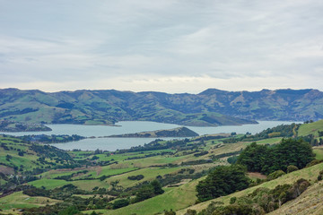 Bay harbour in Akaroa