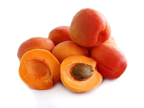 yellow-gold fruits of apricot