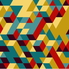 3d blocks structure background. Vector illustration. 