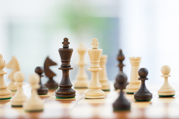 Chess, business concept success & stratefy