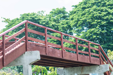 Obraz premium old wood bridge