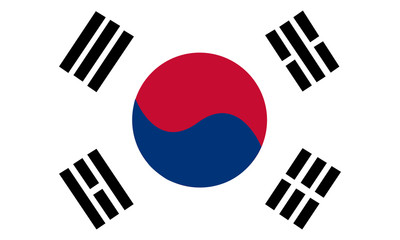 South Korea flag.