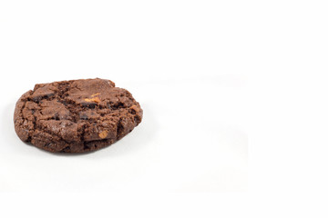 Sweets cookie isolated on white background.