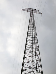 380-KV Freileitungsmast - Energiewende - Freileitungen - Stromnetz