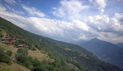 Fototapeta na wymiar Swiss Alps - Val d'Hérens