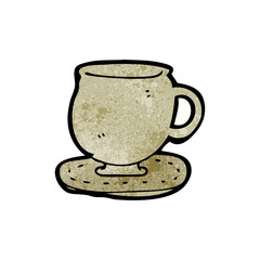 cartoon tea cup