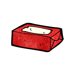 cartoon packet of chewing gum