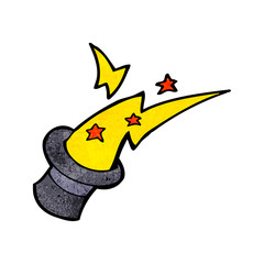 cartoon magic hat