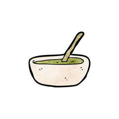 cartoon soup bowl