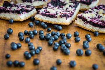 Obraz na płótnie Canvas blueberry pie
