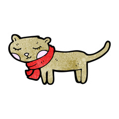 Obraz premium cute cartoon cat