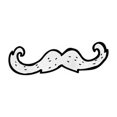 cartoon mustache