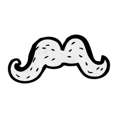 cartoon mustache