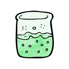 cartoon chemical jar