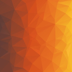 Obraz premium vector polygonal background triangular design in honey colors, brown, orange, yellow
