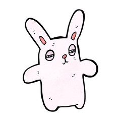 funny cartoon rabbit