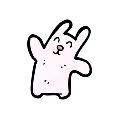 funny cartoon rabbit