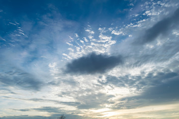 beautiful cloud with sky background