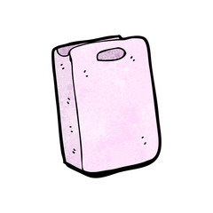 cartoon pink gift bag